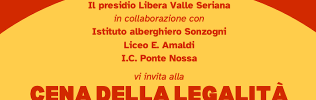 Cena della legalità a Nembro